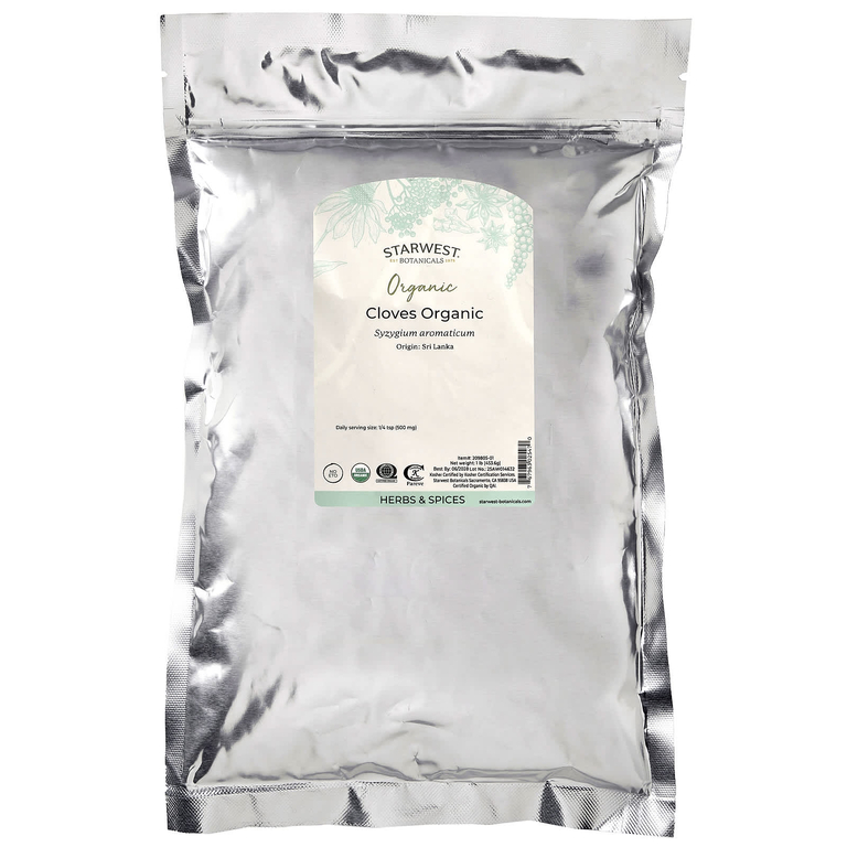 Starwest Botanicals, Органическая гвоздика, 453,6 г (1 фунт)