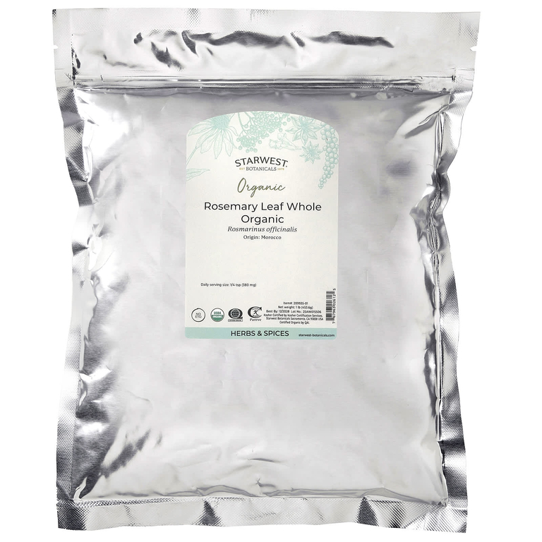 Starwest Botanicals, Цельный натуральный лист розмарина, 1 фунт