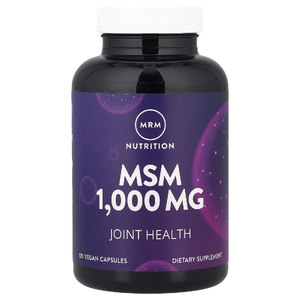 MRM Nutrition, Nutrition, МСМ, 1000 мг, 120 веганских капсул