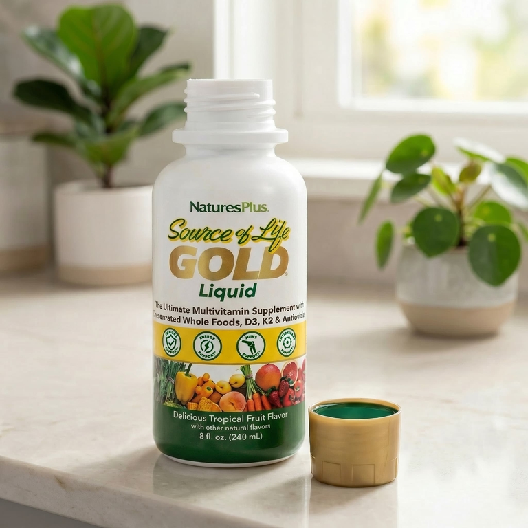 NaturesPlus, мультивитаминная добавка, жидкое средство с тропическими фруктами, 240 мл (8 жидк. Унций)
