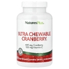 NaturesPlus, клюква, 180 жевательных таблеток в форме сердца
