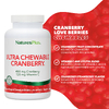 NaturesPlus, клюква, 180 жевательных таблеток в форме сердца