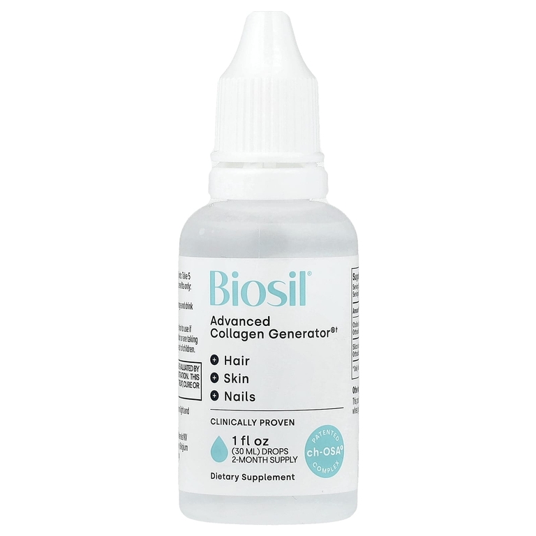 Biosil, добавка для стимуляции выработки коллагена, 30 мл (1 жидк. унция)