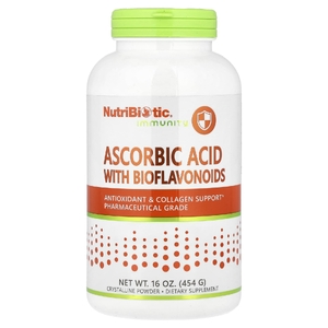 NutriBiotic, Immunity, аскорбиновая кислота с биофлавоноидами, кристаллический порошок, 454 г (16 унций)
