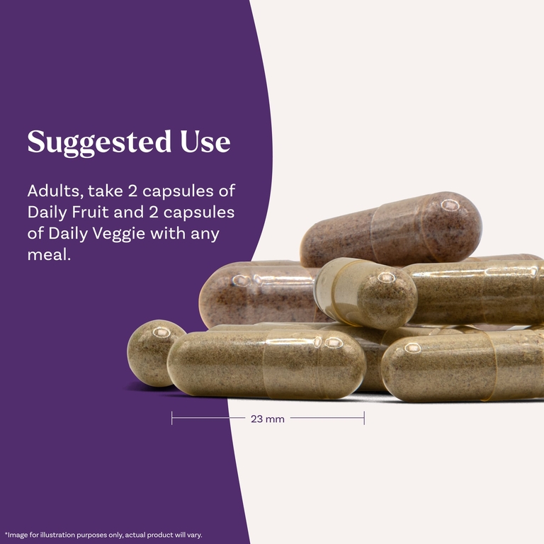 Natrol, органические фрукты и овощи, 2 флакона, по 60 капсул