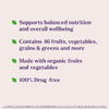 Natrol, органические фрукты и овощи, 2 флакона, по 60 капсул