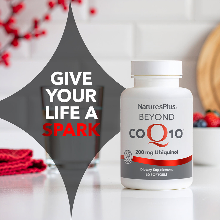 NaturesPlus, убихинол, 200 мг, 60 желатиновых капсул