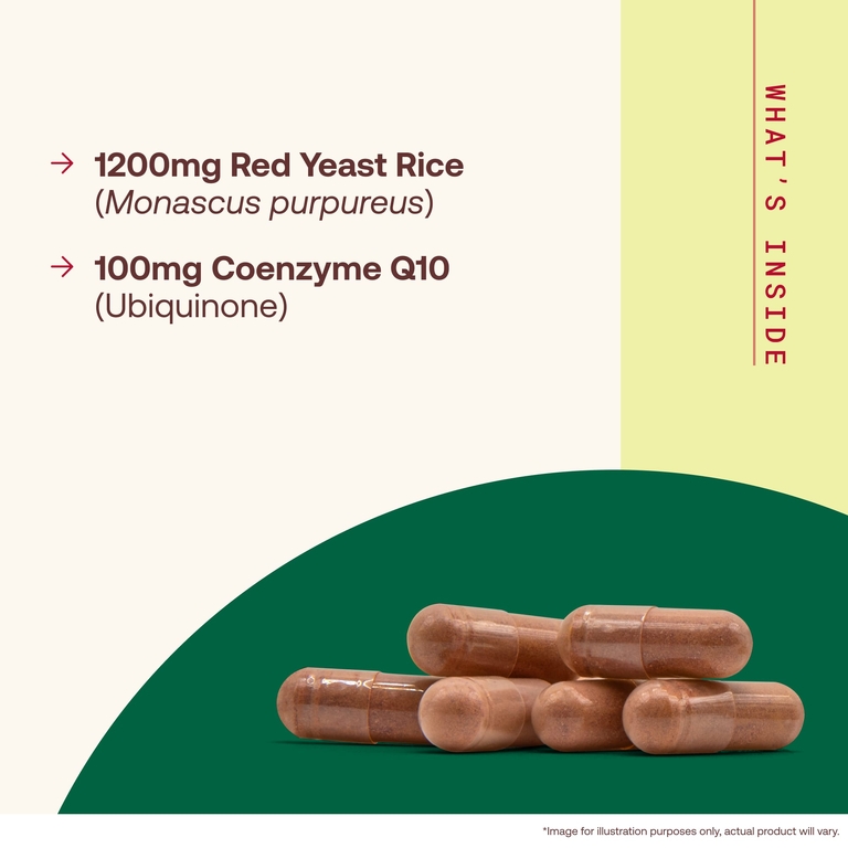 Jarrow Formulas, красный ферментированный рис и коэнзим Q10, 120 растительных капсул