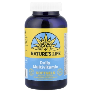 Nature's Life, Мультивитамины для ежедневного применения, 180 мягких капсул