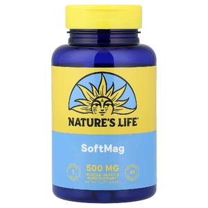 Nature's Life, магний, 500 мг, 60 капсул