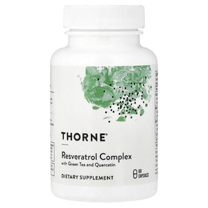 Thorne, Ресвератрол с кофакторами, 60 капсул