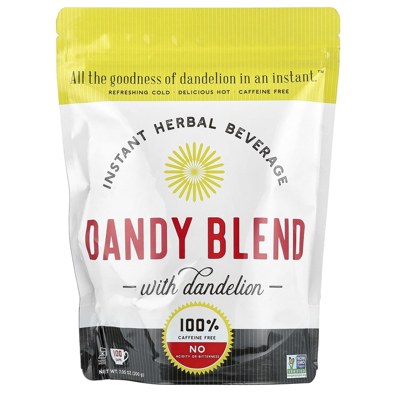 Dandy Blend, растворимый травяной напиток с одуванчиком, без кофеина, 200 г (7,05 унции)