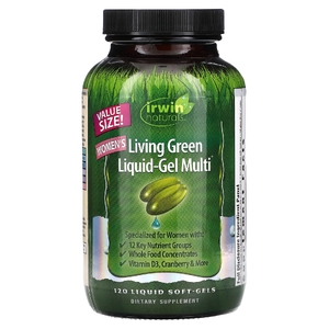 Irwin Naturals, мультивитаминная добавка для женщин, 120 желатиновых капсул