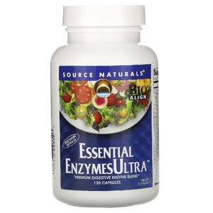 Source Naturals, Смесь пищеварительных ферментов, 120 капсул