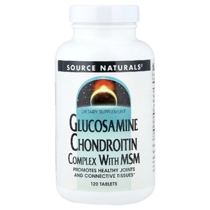 Source Naturals, комплекс с глюкозамином, хондроитином и МСМ, 120 таблеток