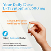 Doctor's Best, L-триптофан, 500 мг, 90 растительных капсул