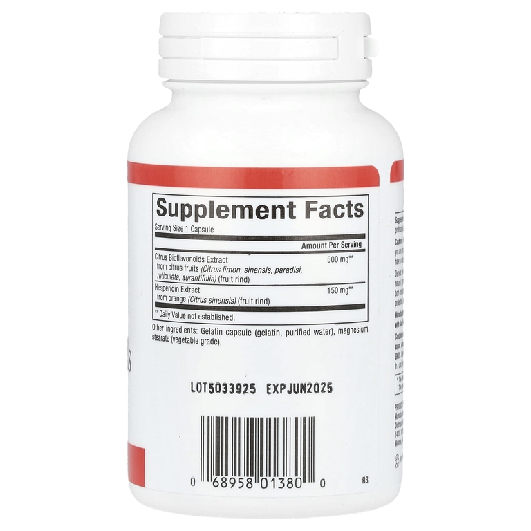 Natural Factors, цитрусовые биофлавоноиды с гесперидином, 650 мг, 90 капсул