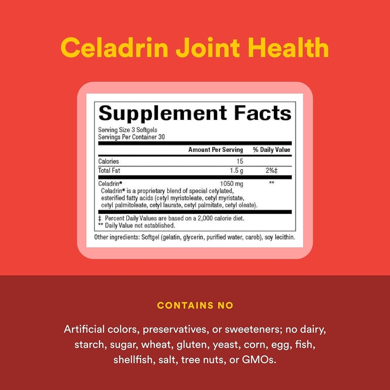 Natural Factors, комплекс этерифицированных жирных кислот Celadrin® для здоровья суставов, 90 капсул