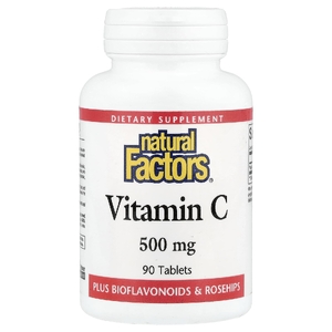 Natural Factors, витамин C, 500 мг, 90 таблеток