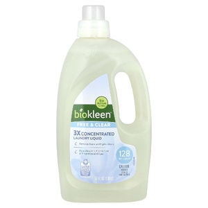 Biokleen, жидкость для стирки, без отдушек, 1,89 л (64 жидк. унции)