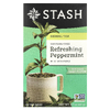 Stash Tea, растительный чай, освежающая перечная мята, без кофеина, 20 чайных пакетиков, 20 г (0,7 унции)