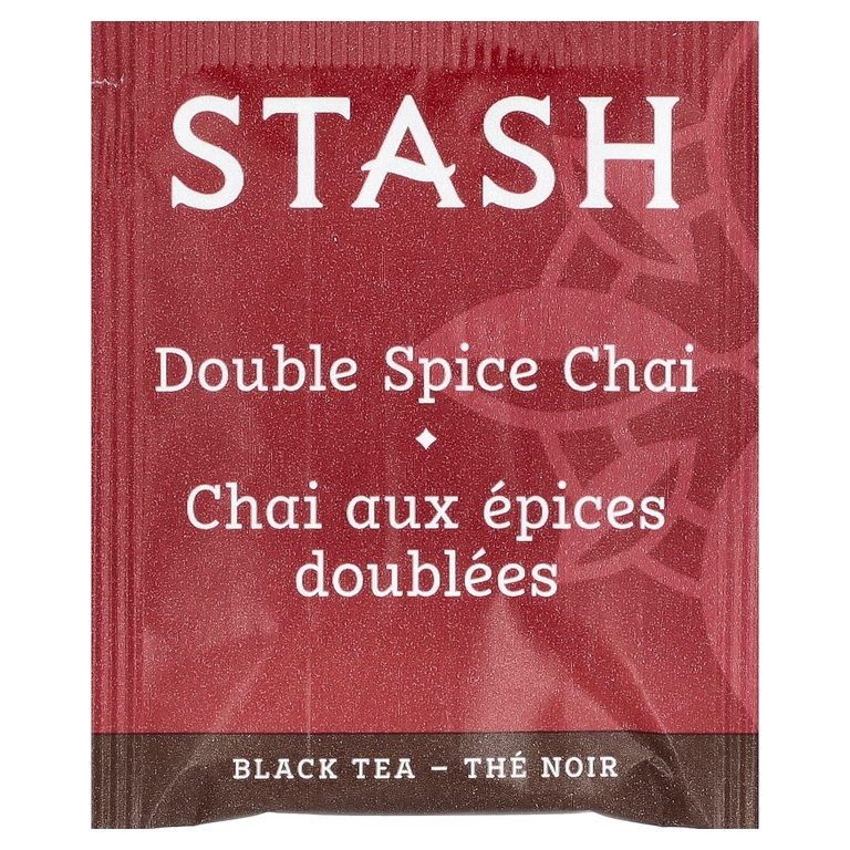 Stash Tea, черный чай, с двумя специями, 18 чайных пакетиков, 1,1 унции (33 г)