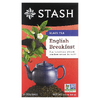 Stash Tea, Черный чай, английский завтрак, 20 чайных пакетиков, 40 г (1,4 унции)