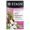 Stash Tea, травяной чай, гибискус с дикой малиной, без кофеина, 20 чайных пакетиков, 38 г (1,3 унции)