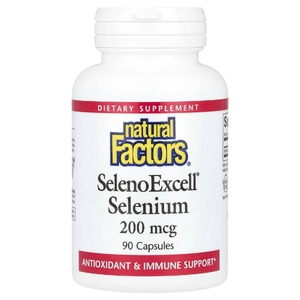Natural Factors, селен, 200 мкг, 90 капсул