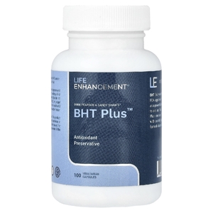 Life Enhancement, формула витамина С с бутилгидрокситолуолом, 100 капсул