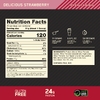 Optimum Nutrition, протеин, сыворотка со вкусом клубники, 907 г (2 фунта)