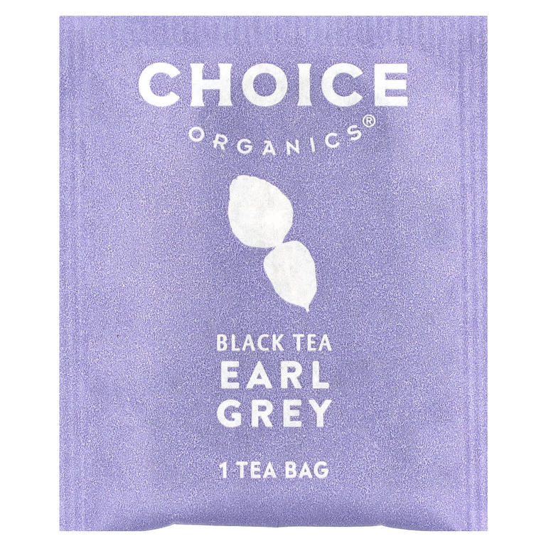 Choice Organics, черный чай, эрл грей, 16 чайных пакетиков, 32 г (1,12 унции)