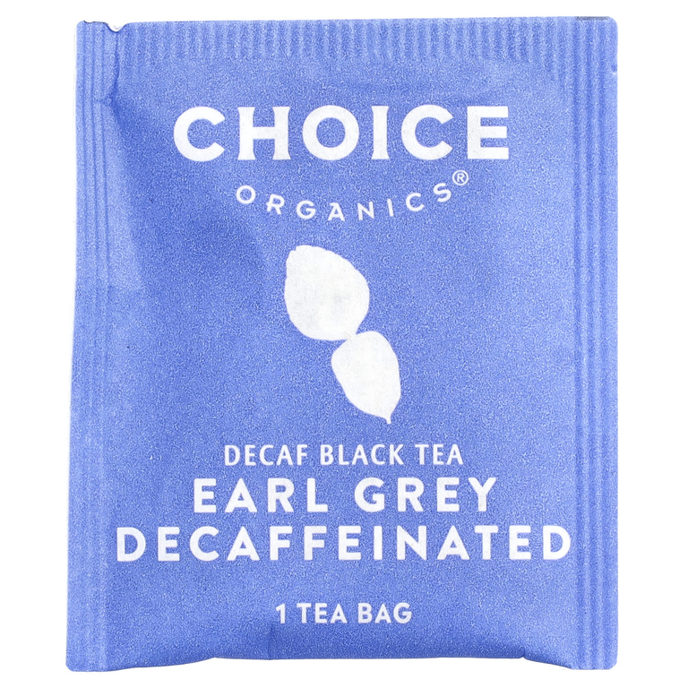 Choice Organics, черный чай, бергамот, без кофеина, 16 чайных пакетиков, 29 г (1,02 унции)