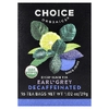 Choice Organics, черный чай, бергамот, без кофеина, 16 чайных пакетиков, 29 г (1,02 унции)