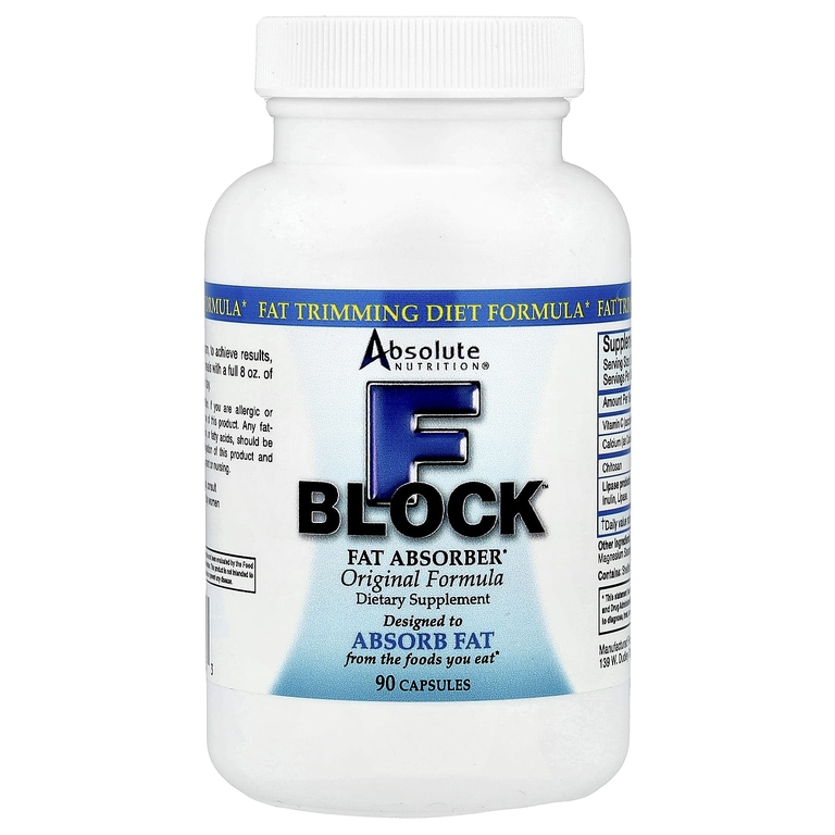 Absolute Nutrition, комплекс для усвоения жира из продуктов, оригинальная формула, 90 капсул