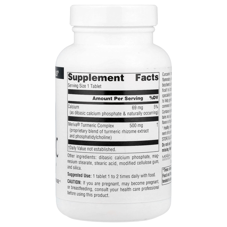 Source Naturals, куркума, 120 таблеток