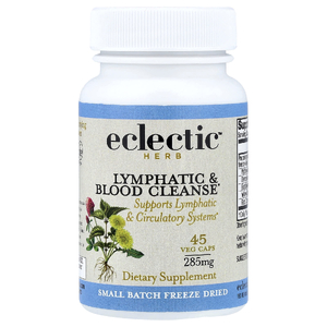Eclectic Herb, средство для очищения лимфатической системы и крови, 45 растительных капсул