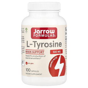 Jarrow Formulas, L-тирозин, 500 мг, 100 капсул