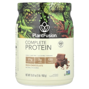 PlantFusion, Высококачественный шоколад, обогащенный полноценным белком, 1 ф. (450 г)