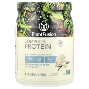 PlantFusion, растительный протеин, сливочные стручки ванили, 450 г (15,87 унции)