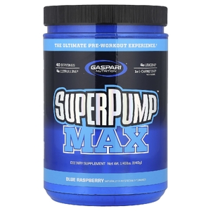 Gaspari Nutrition, Максимальный комплекс перед тренировкой , голубая малина, 640 г (1,41 фунта)
