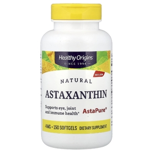 Healthy Origins, натуральный астаксантин, 150 капсул
