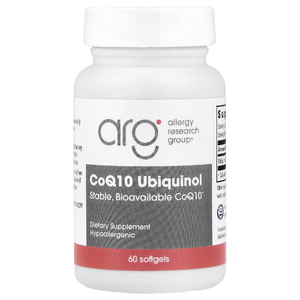Allergy Research Group, коэнзим Q10, убихинол, 60 капсул (100 мг в 1 капсуле)
