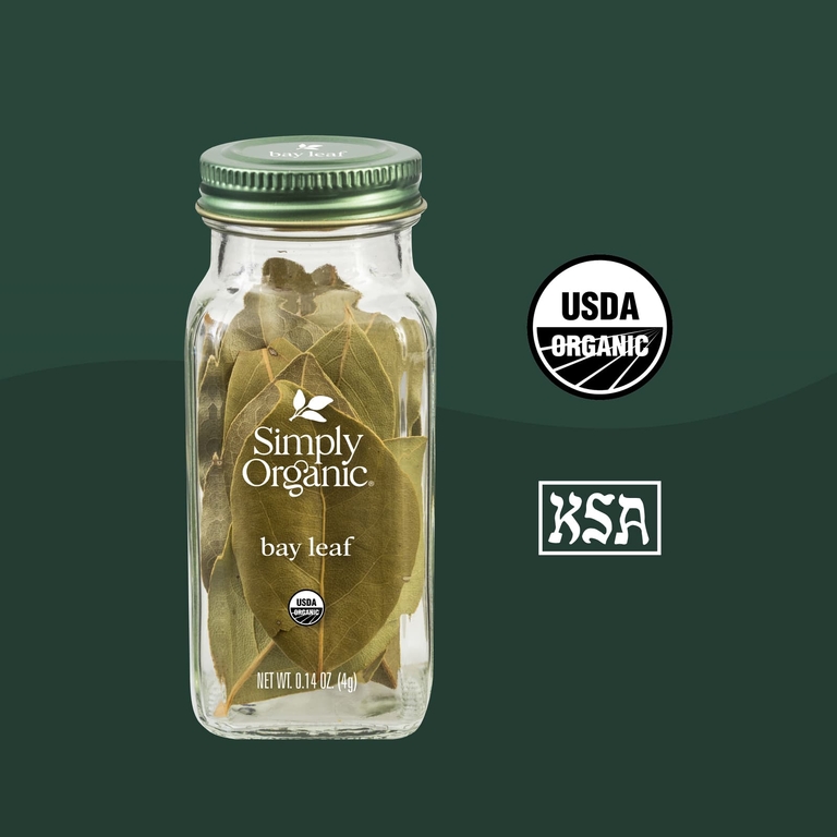 Simply Organic, Лавровый лист, 4 г (0,14 унции)