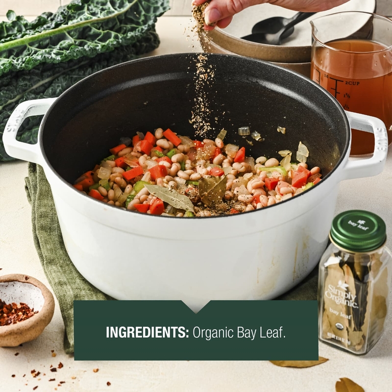 Simply Organic, Лавровый лист, 4 г (0,14 унции)