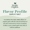 Simply Organic, Чесночная соль, 4,7 унции (133 г)