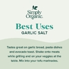 Simply Organic, Чесночная соль, 4,7 унции (133 г)