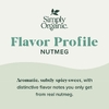 Simply Organic, Молотый мускатный орех, 65 г (2,30 унции)