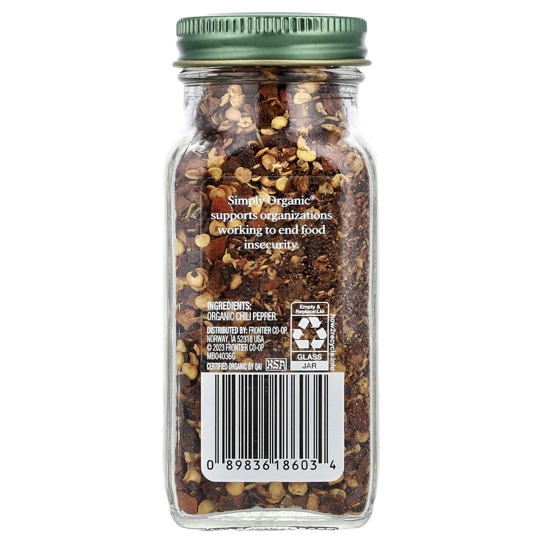 Simply Organic, Молотый красный перец, 45 г (1,59 унции)
