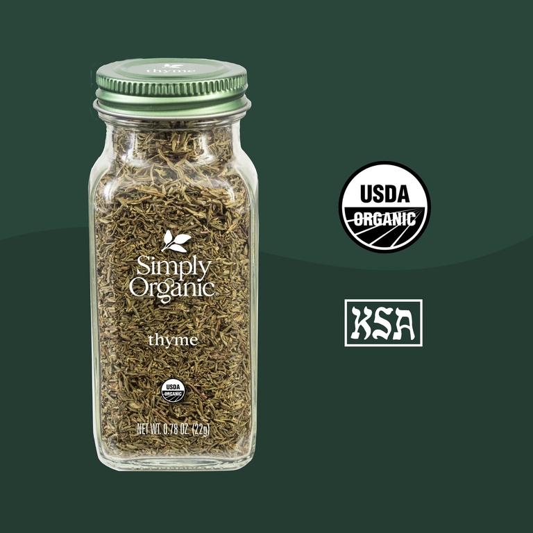 Simply Organic, Чабрец, 22 г (0,78 унции)
